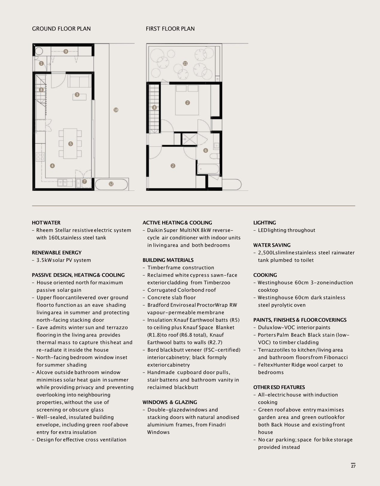 plans and specifications